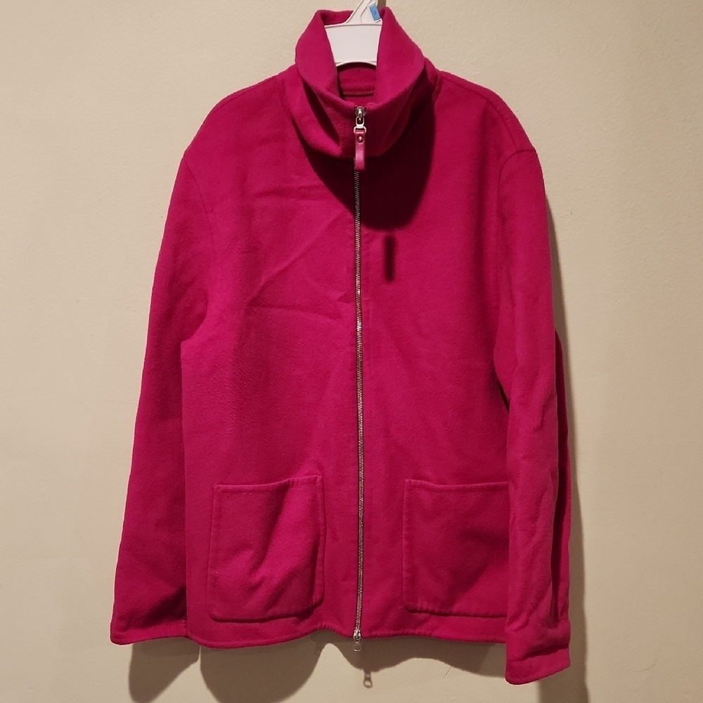 ❤️ ESCADA SPORT VIRGIN WOOL CASHGORA ANGORA FLEECE JACKET, MEDIUM - Picture 2 of 13